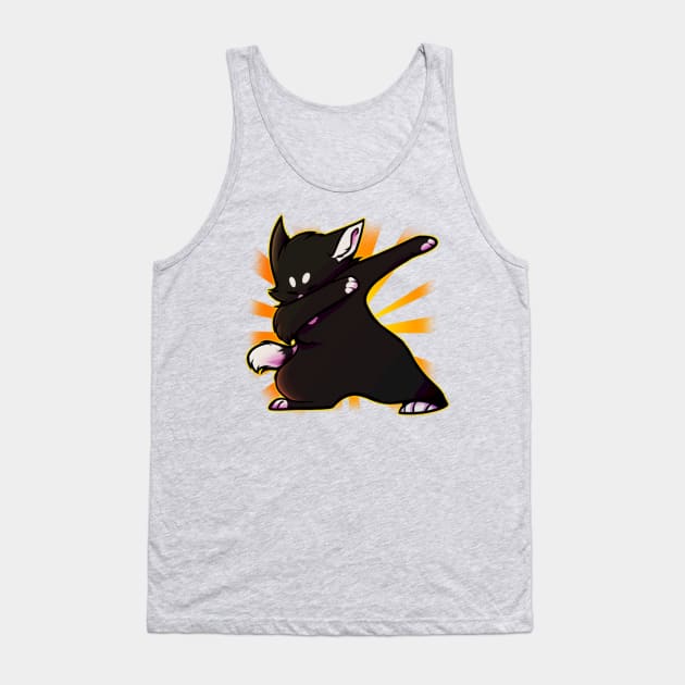 Funny Dabbing Cat Tank Top by Graffix